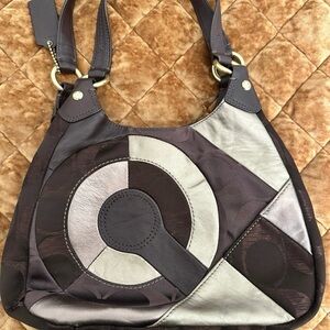 Elegant Patchwork Shoulder Bag